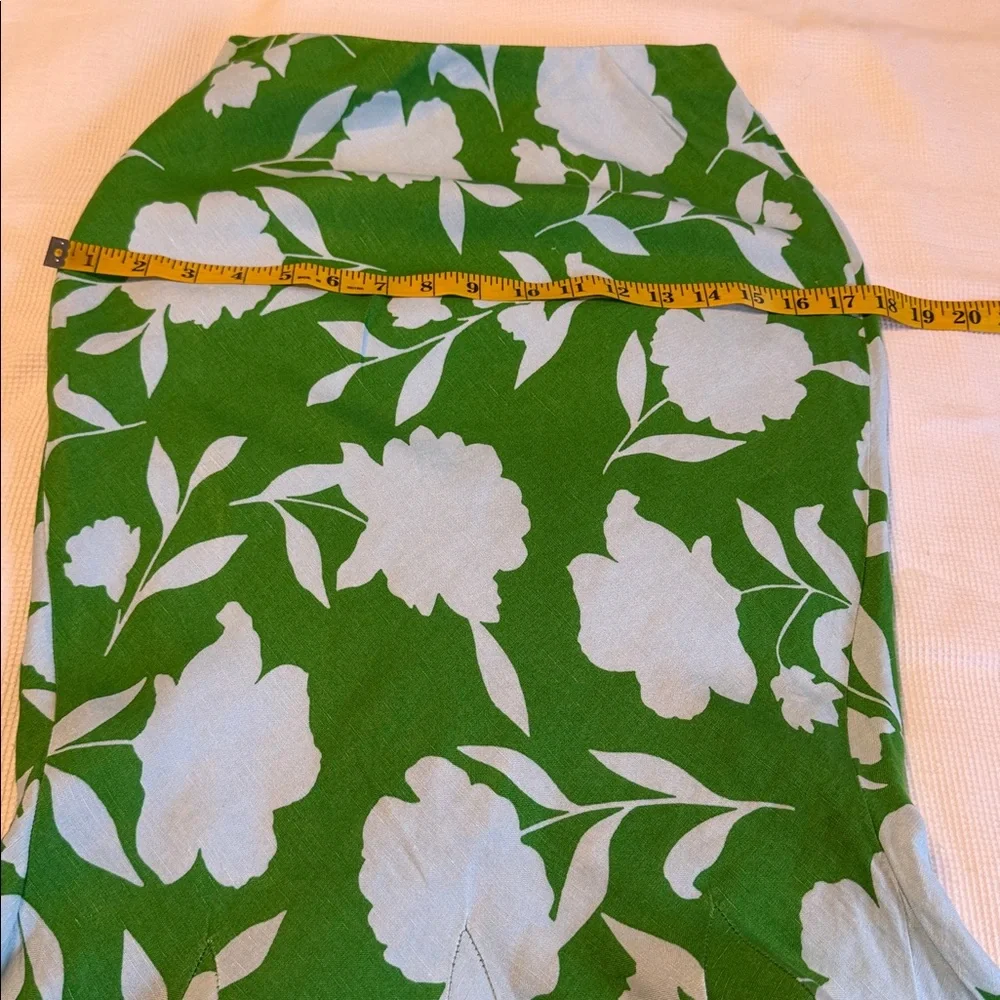 Kate Spade X Target Green Floral Women's Skirt Size XXS